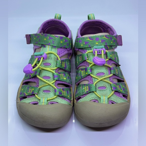 Keen Youth Newport H2 in Katydid/African Violet Sandals Sz 1 - Picture 1 of 6